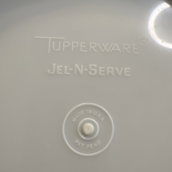 Vintage Tupperware Jel-N-Serve Mould, Serving Tray‎ and 4 Decorative Lids 616-6 - Picture 4 of 13